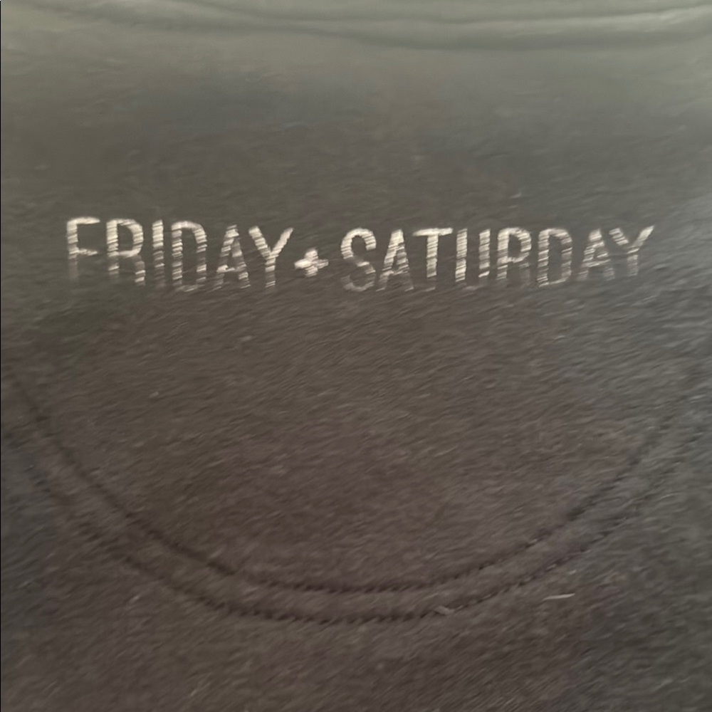 Black Sweatshirt Sunday Scaries by Friday & Saturday Small - Picture 3 of 4